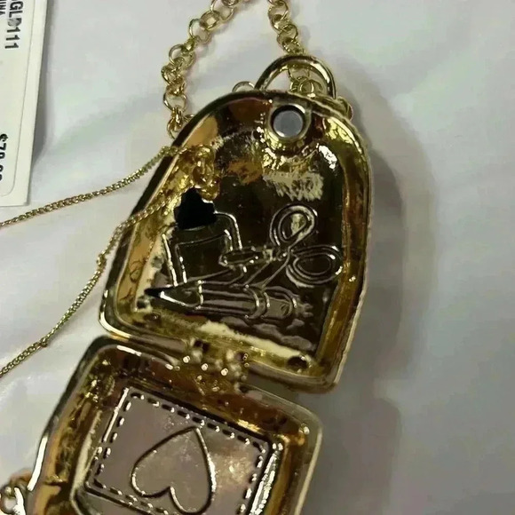 Betsy Johnson back to cool school backpack necklace new with tags - Picture 6 of 9
